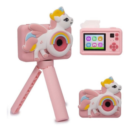 kooltech-ikids2b-camara-infantil-digital-unicornioROSA